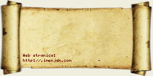 Iva Mošorinac vizit kartica